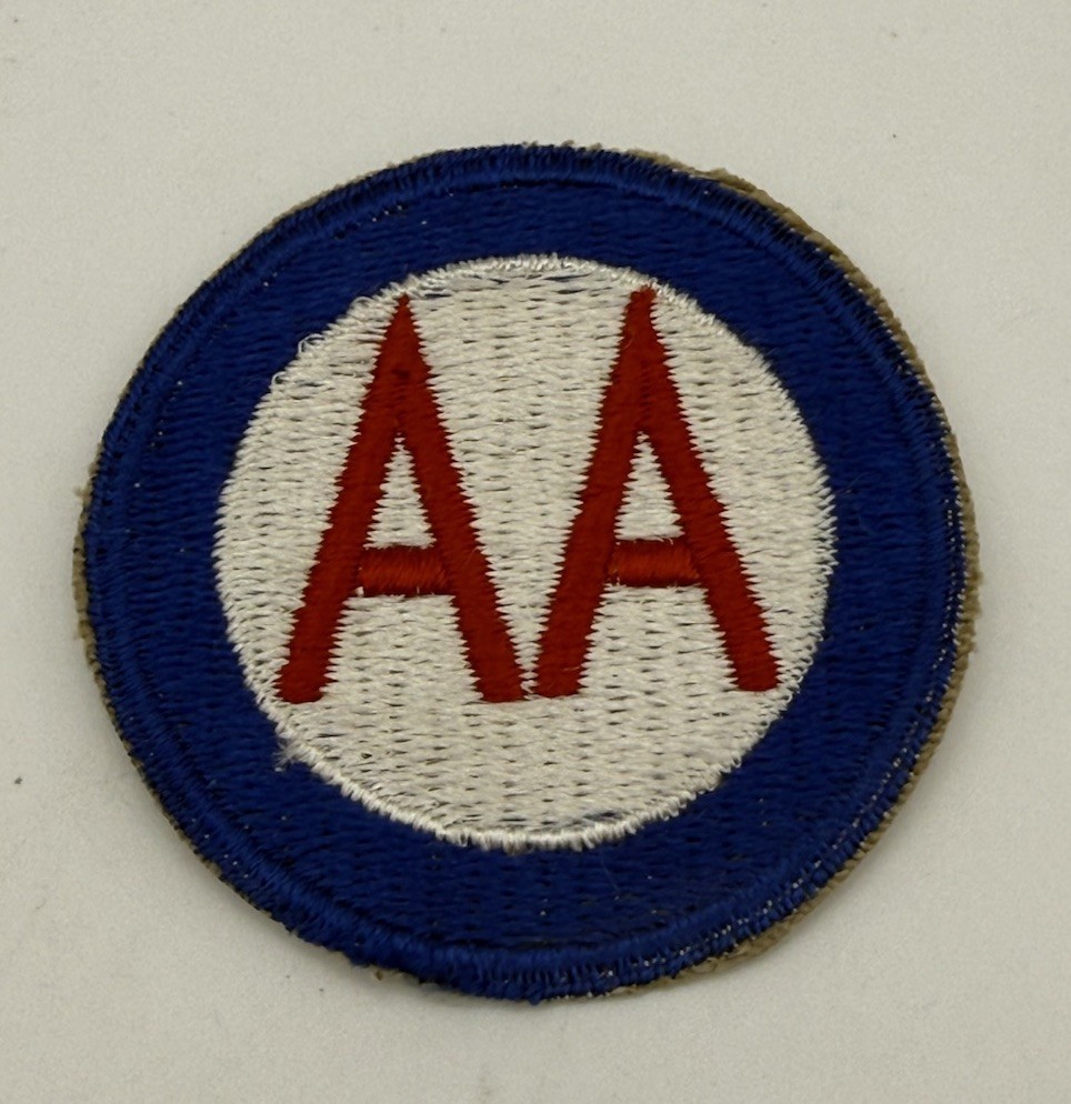 Vintage WWII US Army AA Anti Aircraft Command Patch Original Military U.S. 1942
