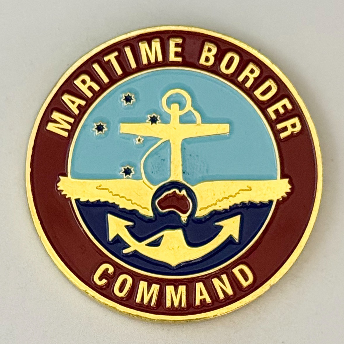 Maritime Border Command Commander Presented Challenge Coin J#12