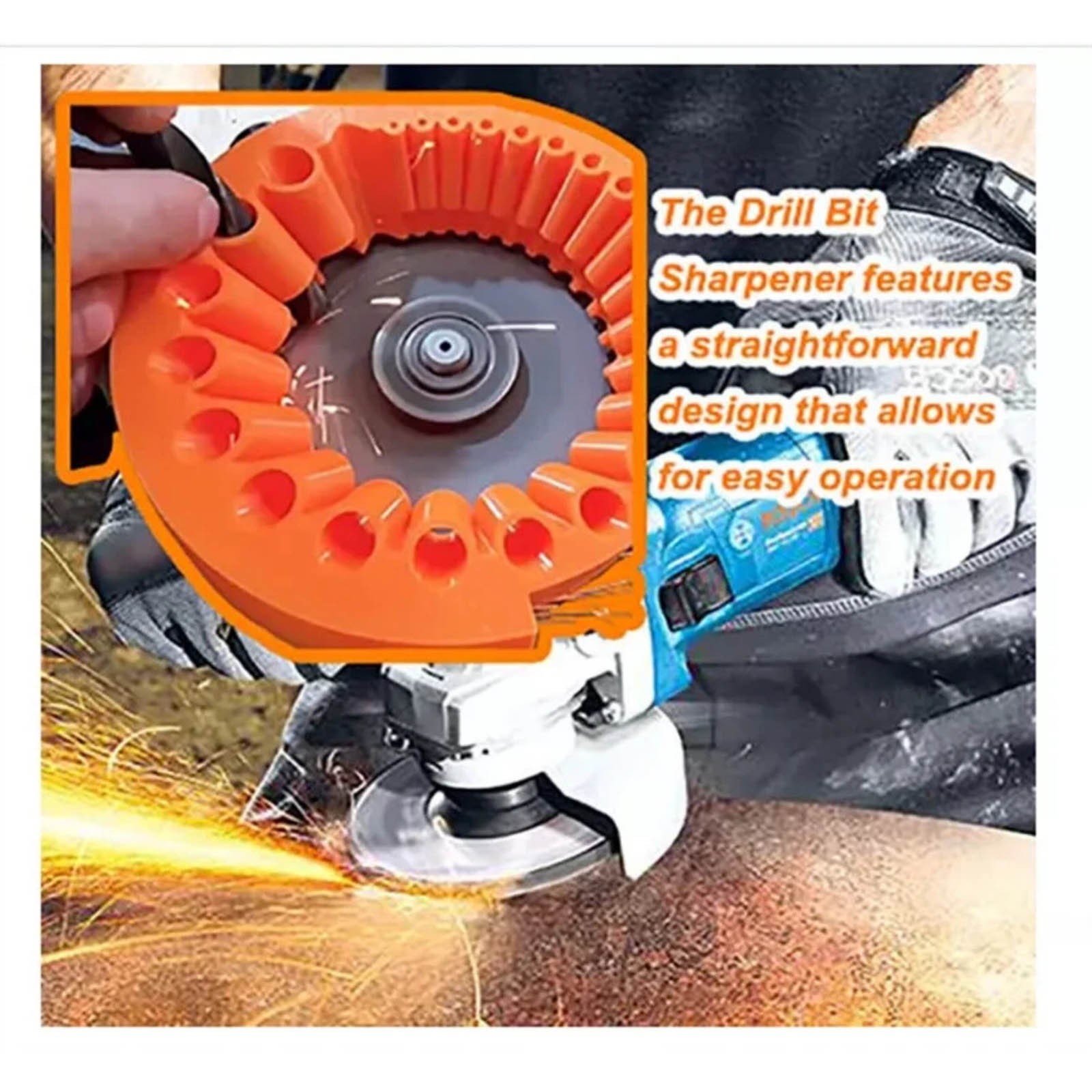 Drill Bit Sharpener Grinding Attachment for Power Drill, Old Bit Sharpening Tool