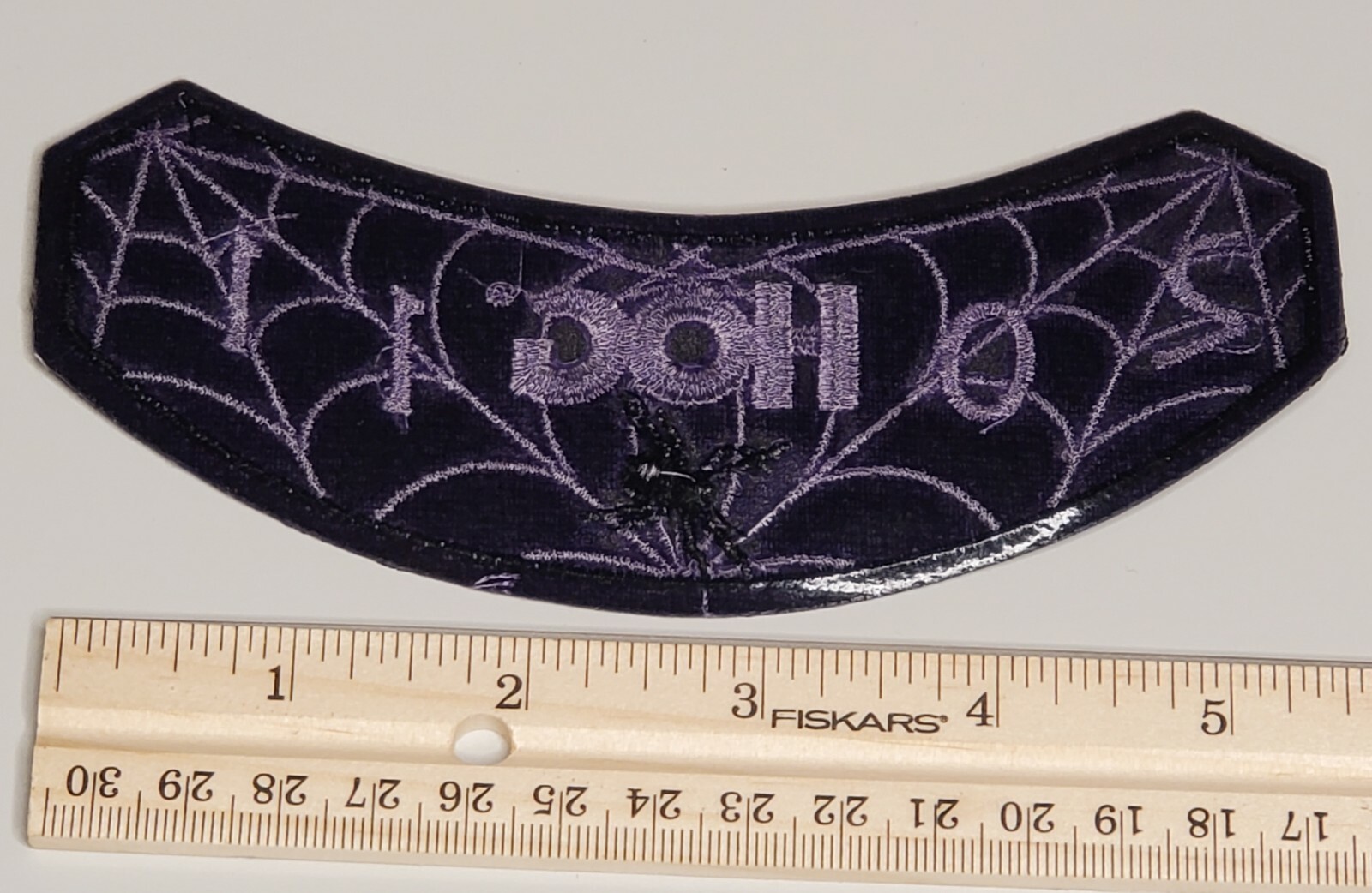 2011 HARLEY DAVIDSON OWNERS GROUP ROCKER VEST PATCH - SPIDERWEB