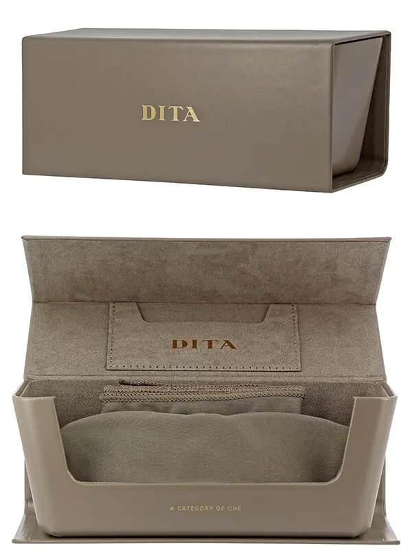 Dita Eye Glasses / Sunglasses Hard Case With Cleaning Cloth & Box