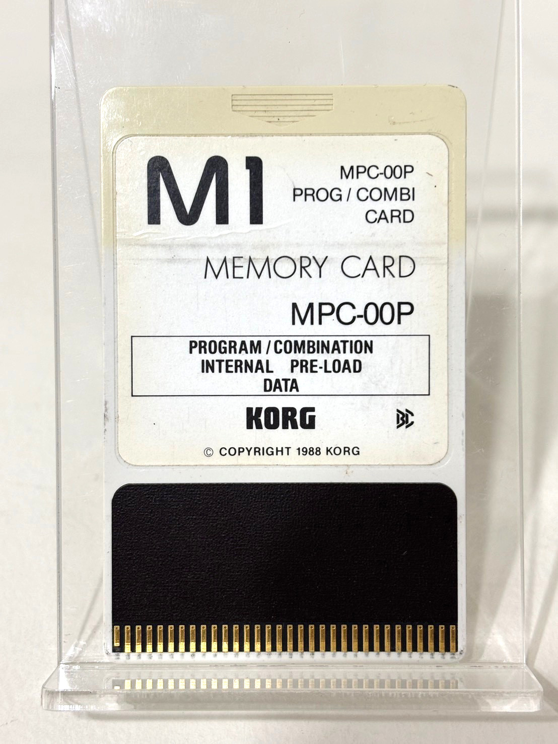 KORG M1 MPC-00P Prog/ComBI Memory card From Japan