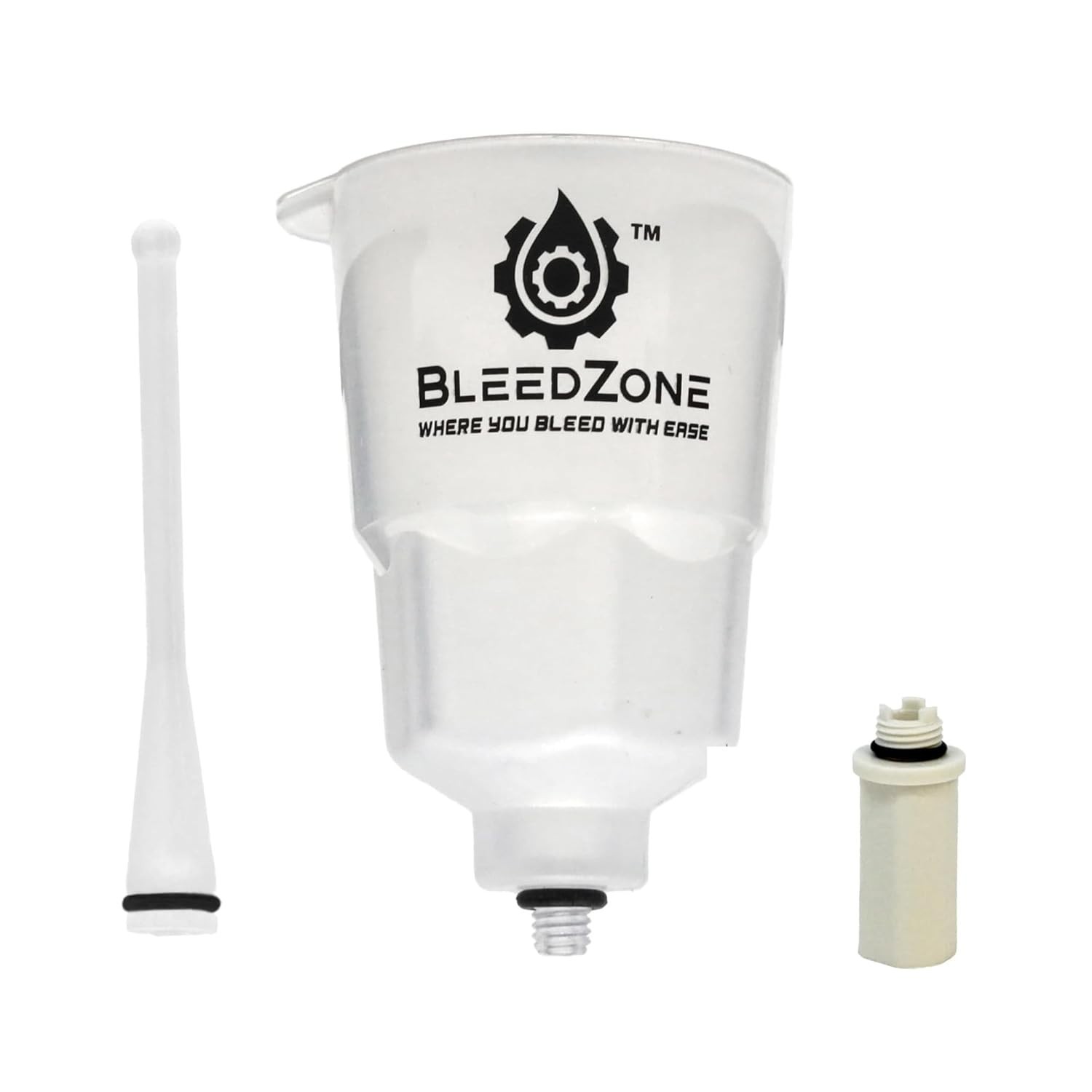 BleedZone Bleed Funnel and M7 Funnel Adapter for Shimano Road/GRX Brakes