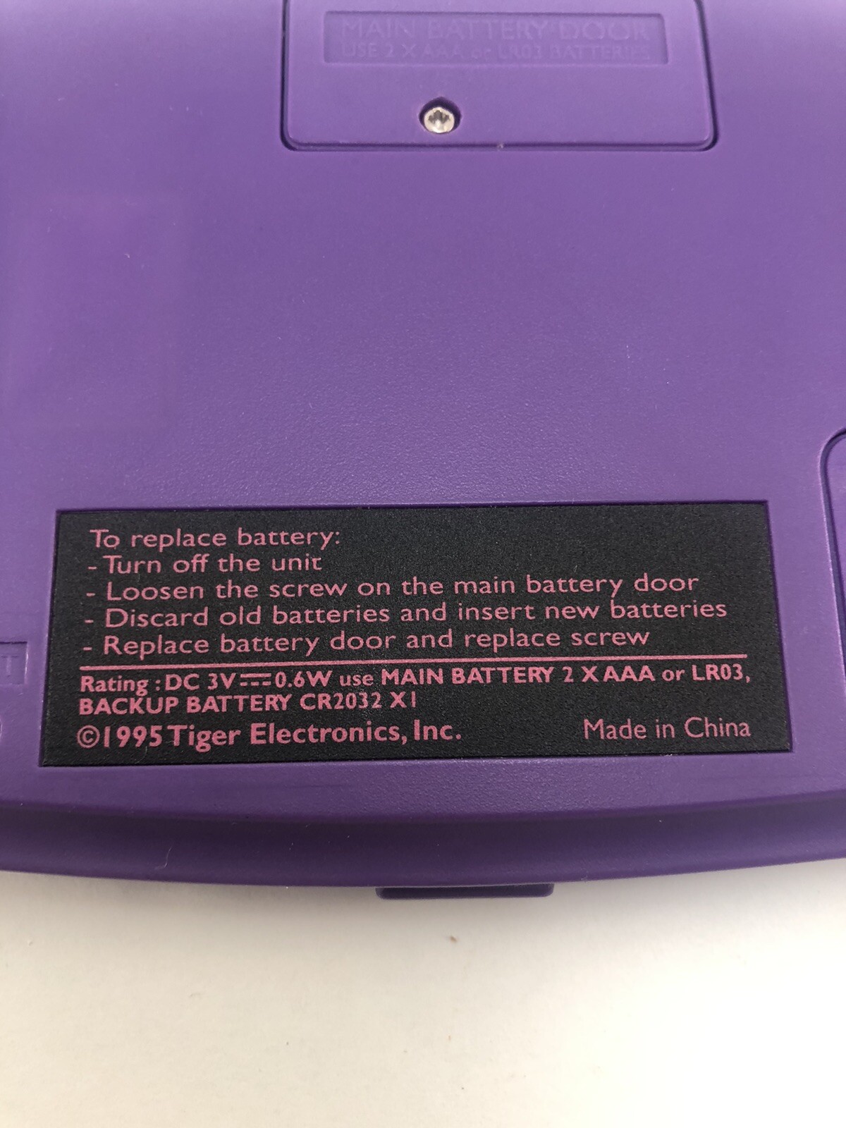 Deluxe Dear Diary 1995 Tiger Electronics