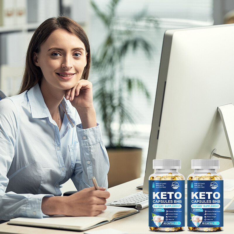 KETO BHB 15000mg Ketone FAT BURNER RAPID Weight Loss Diet Pills Ketosis 60 Caps