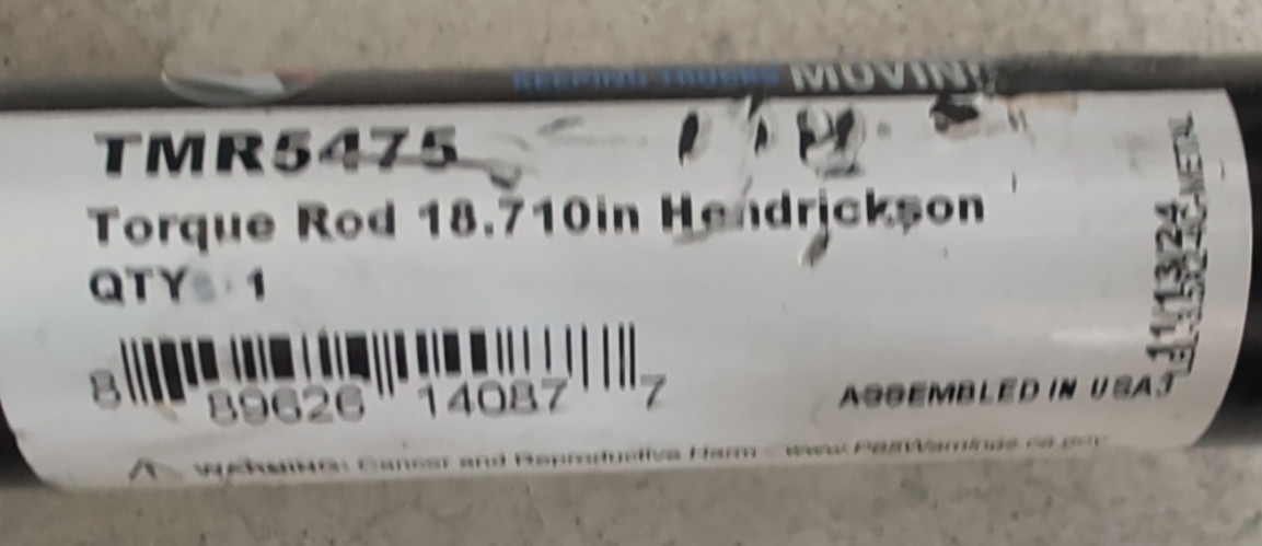 TMR5475 AUTOMANN Torque Rod 18.710in Hendrickson