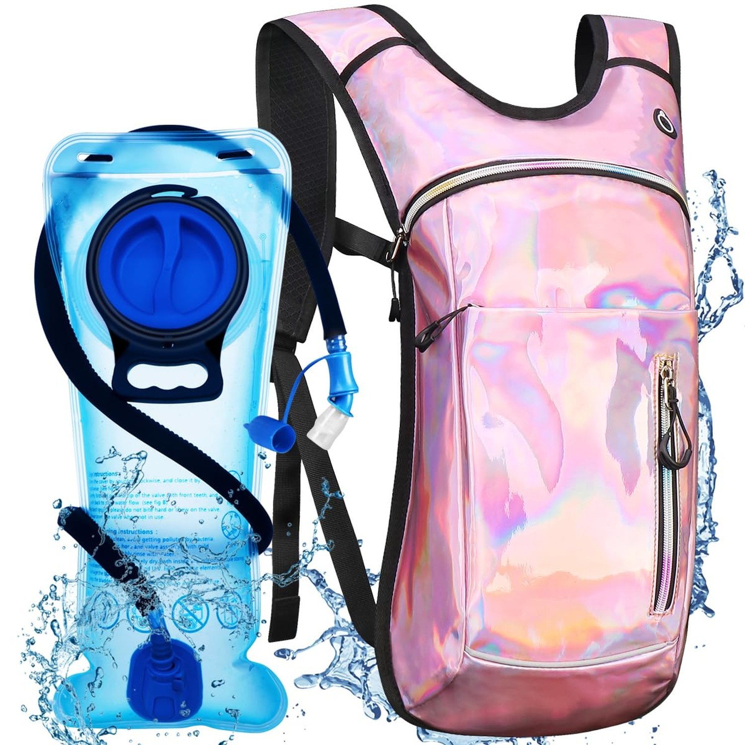 Hydration Backpack -Water Backpack with 2l Hydration Bladder | Essential for ...