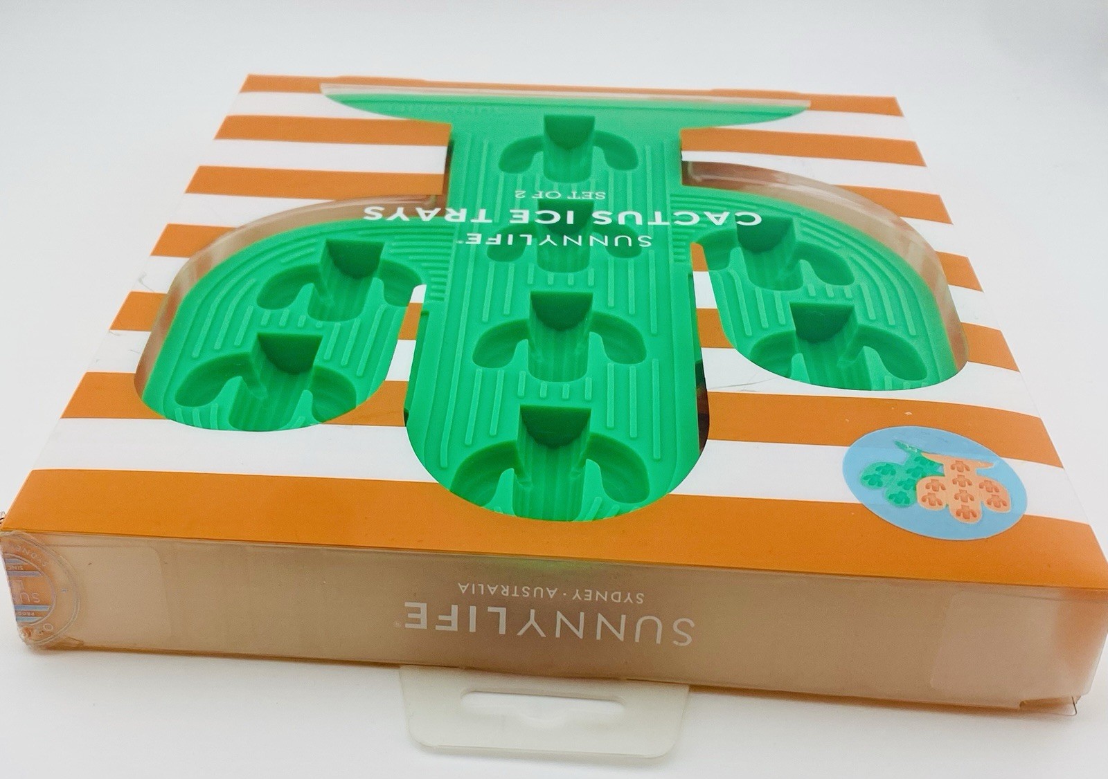 SUNNYLIFE CACTUS ICE TRAYS SET OF 2