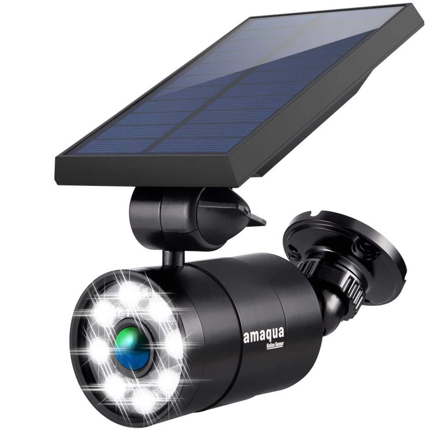 Solar Motion Spotlight Outdoor Aluminum case 9-Watt(110W Equ.) 1400-Lumen Sol...