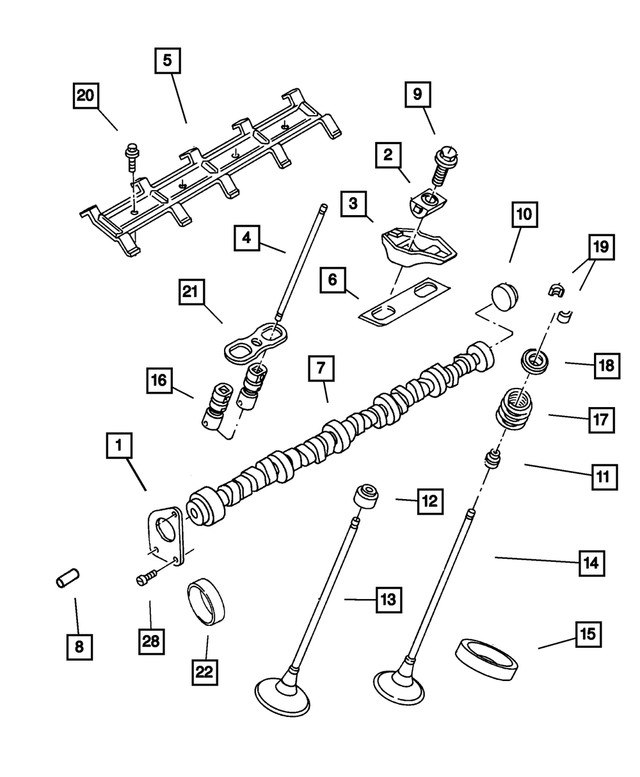 Genuine Mopar Valve Spring Retainer 33004626