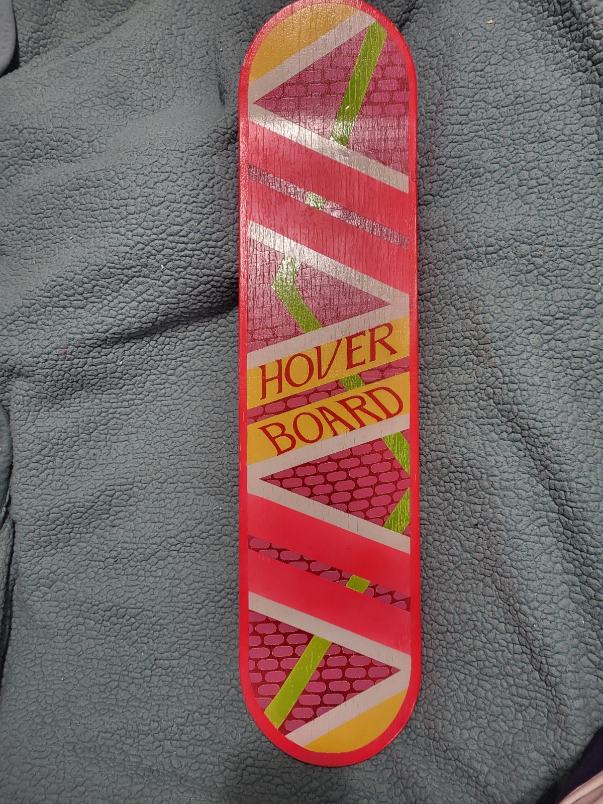 Custom Painted Back To The Future Hover Board Skateboard Wall Decoration