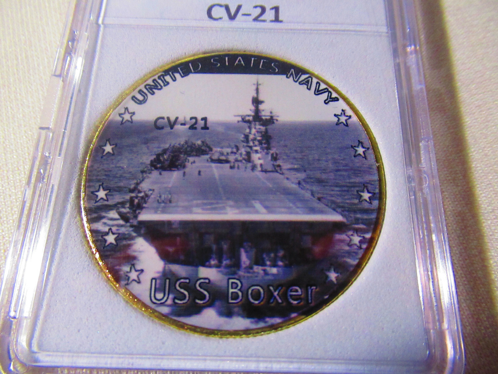 US NAVY - USS BOXER CV-21 Challenge Coin