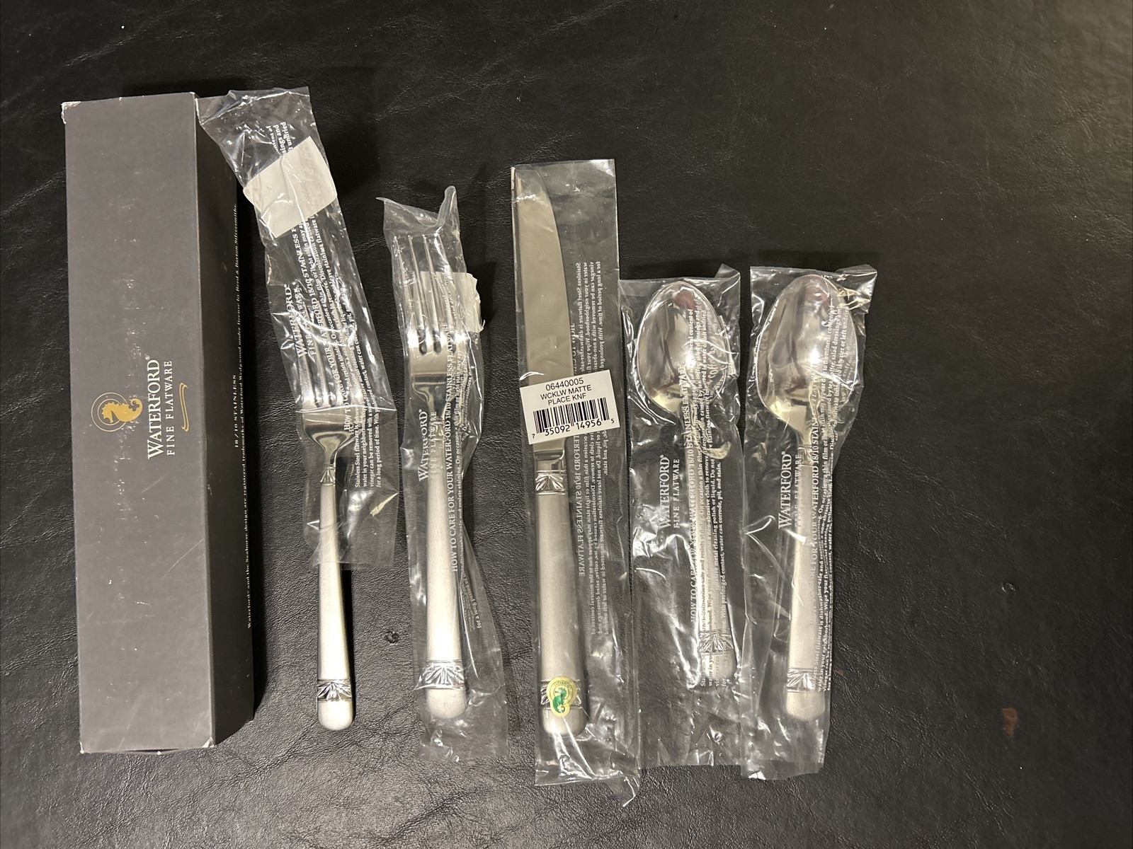Waterford WICKLOW MATTE - 5pc Place Setting - NIB