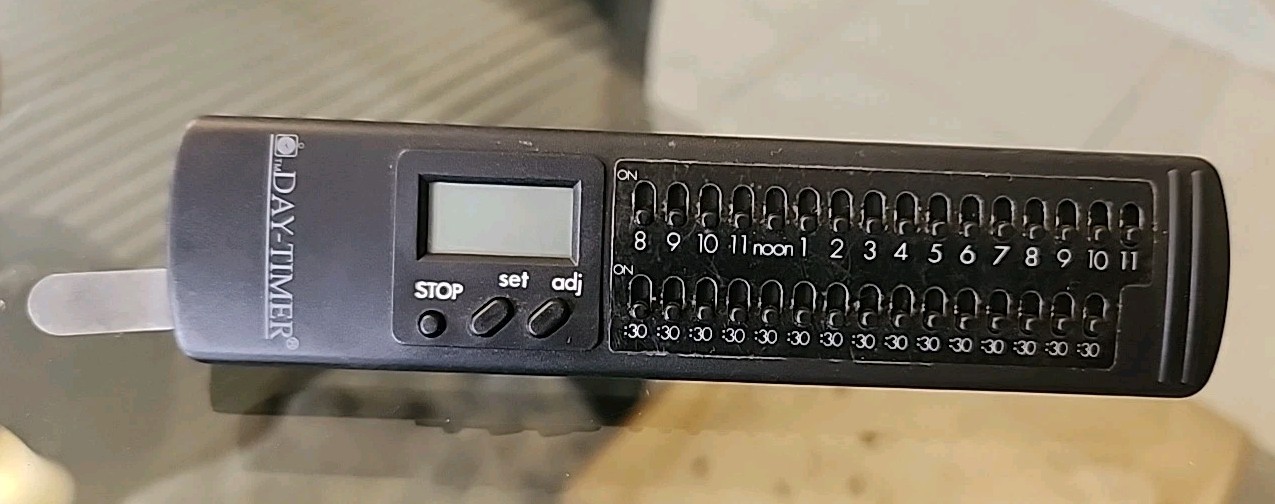 DAY-TIMER ~ Polder Brand Black 3 in 1 ~ Clock, Timer and Stopwatch ~ New