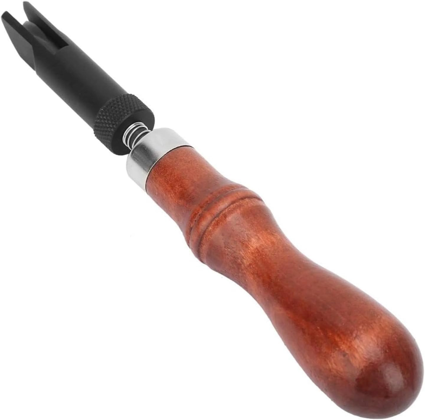 Wood Handle V, Cove Base Groover Tool Cotton Crochet Thread Type Push Groover Le