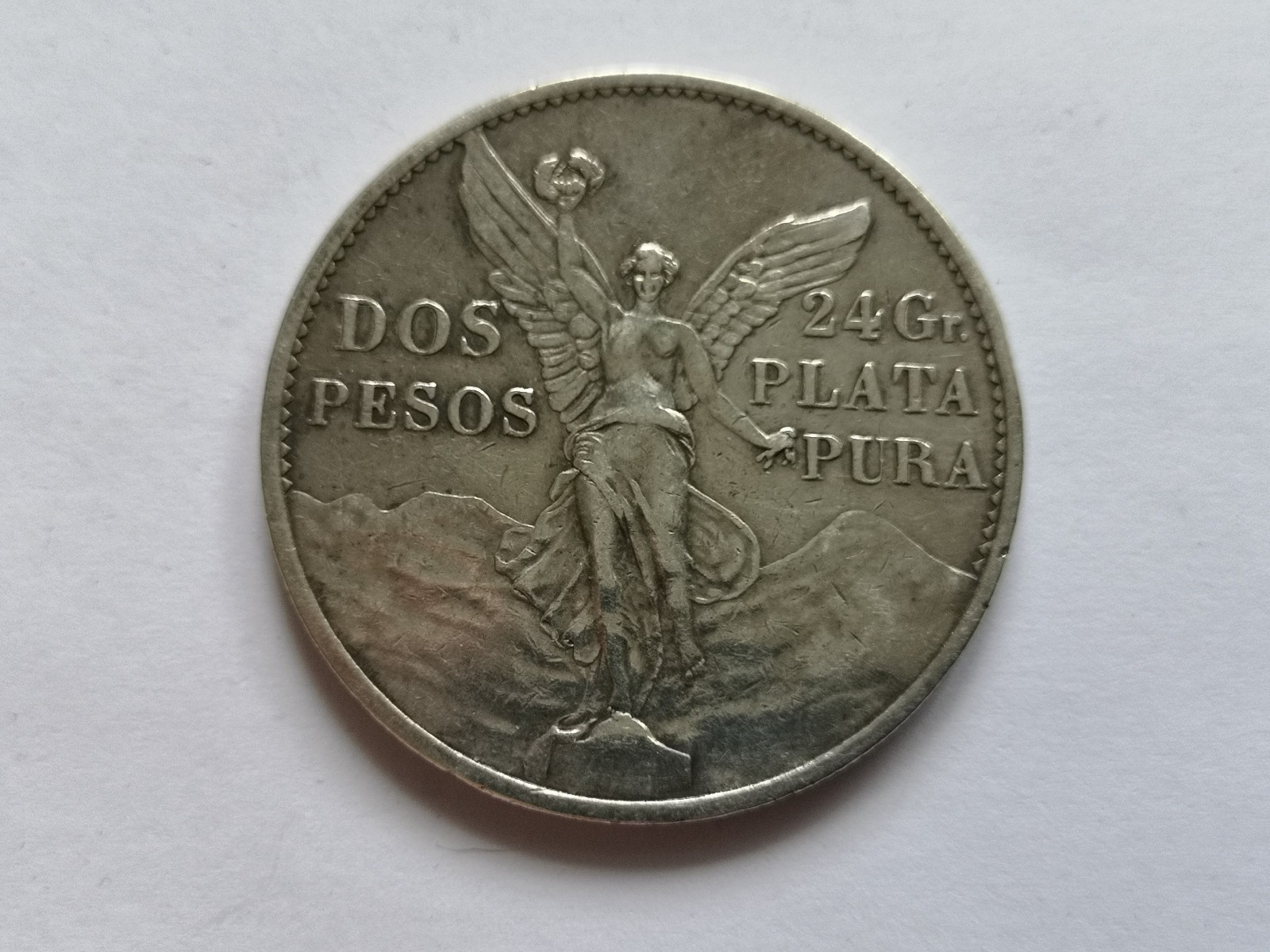 Mexico ,silver Dos Pesos 1921