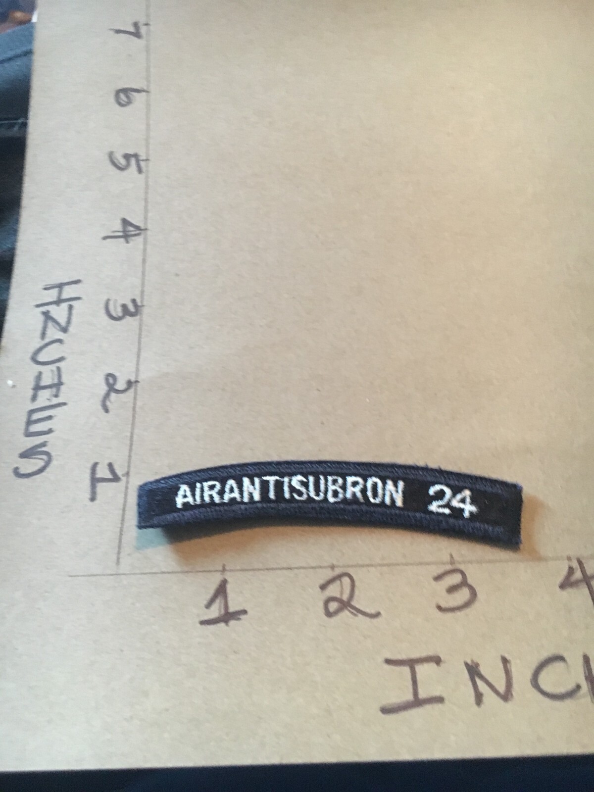 US NAVY SHOULDER STRIP TAB rocker Patch Airantisubron 24