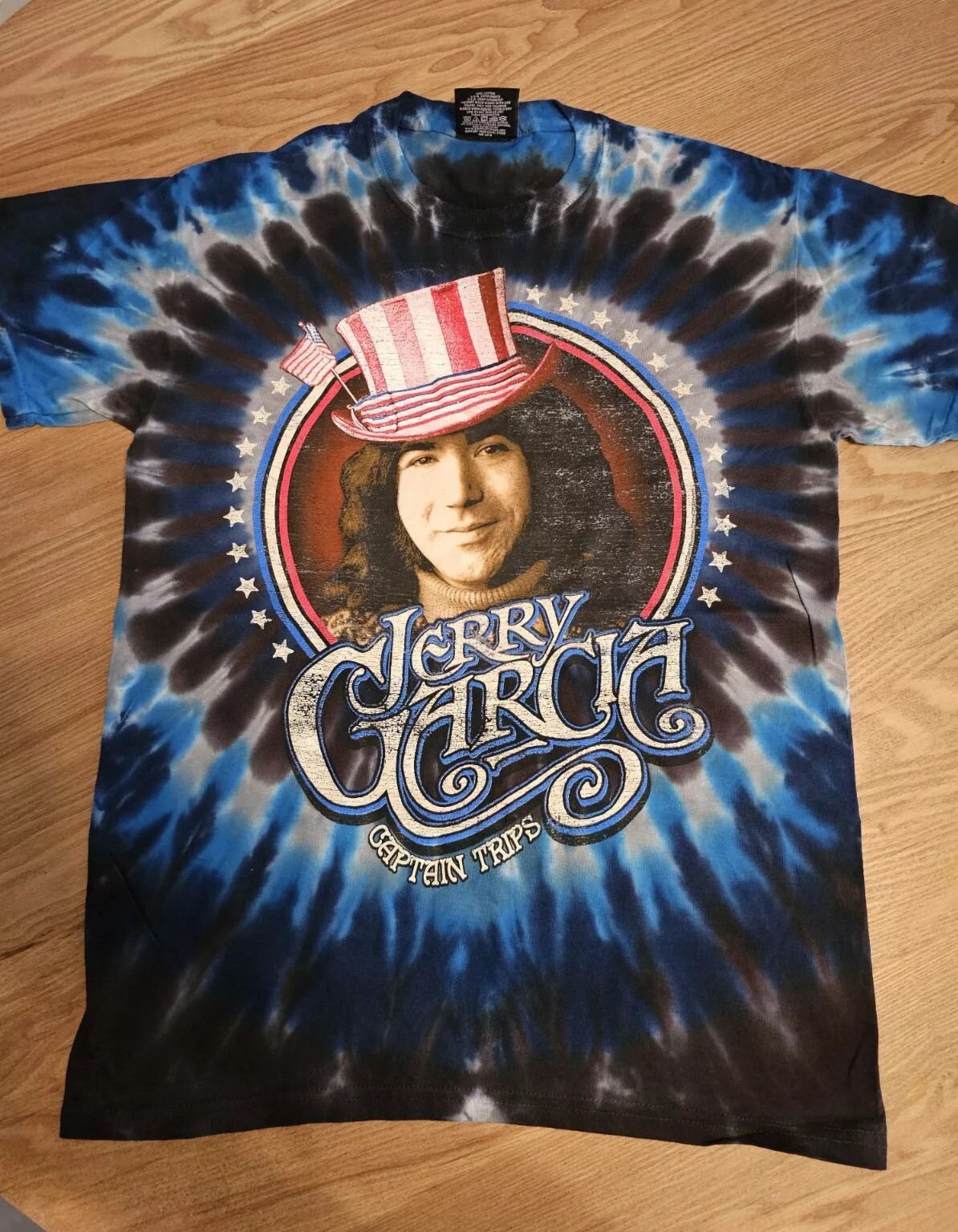 ZION Grateful Dead ft. Jerry Garcia 100% Cotton Tie Dye Tee Shirt size SMALL NEW