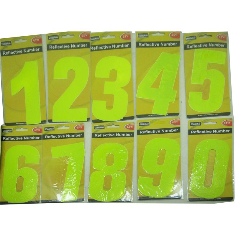 10/pk Multiple Propose 0-9 Reflective Numbers
