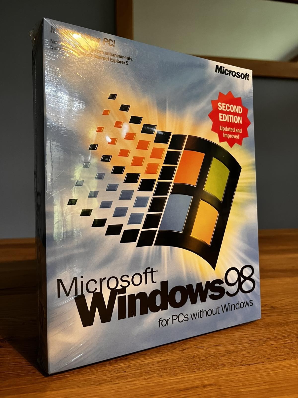 SEALED Microsoft Windows 98 SE Second Edition Full Edition Refresh 2 Intl. Win98