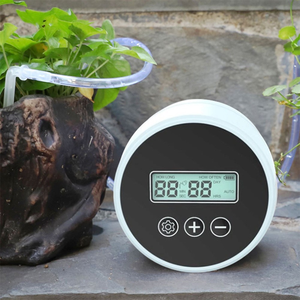 Smart Watering Device with Timer Control for Automatic Plant Irrigation System