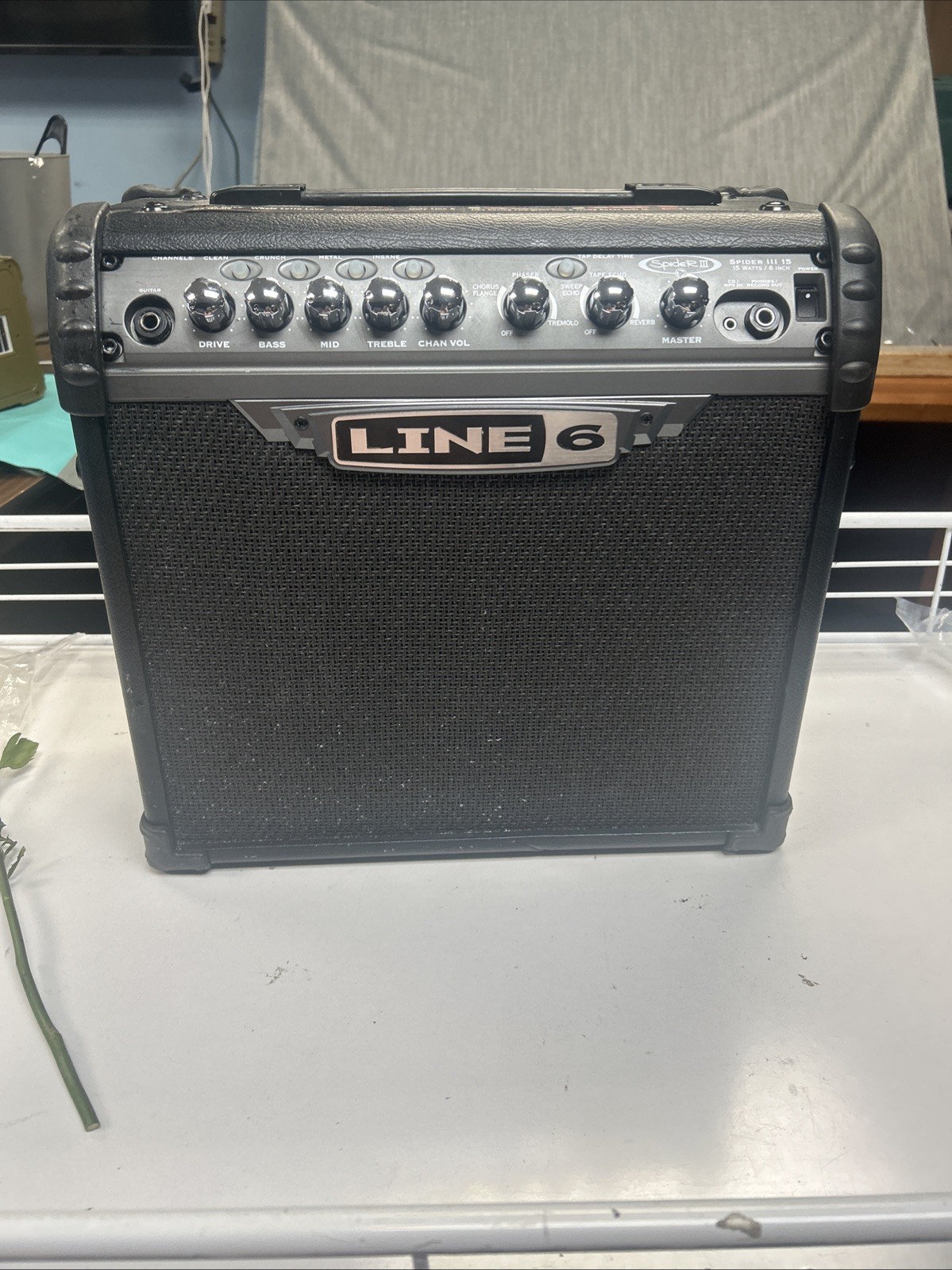Line 6 Spider III Guitar Amplifier 15 Watt No Cord As Is
