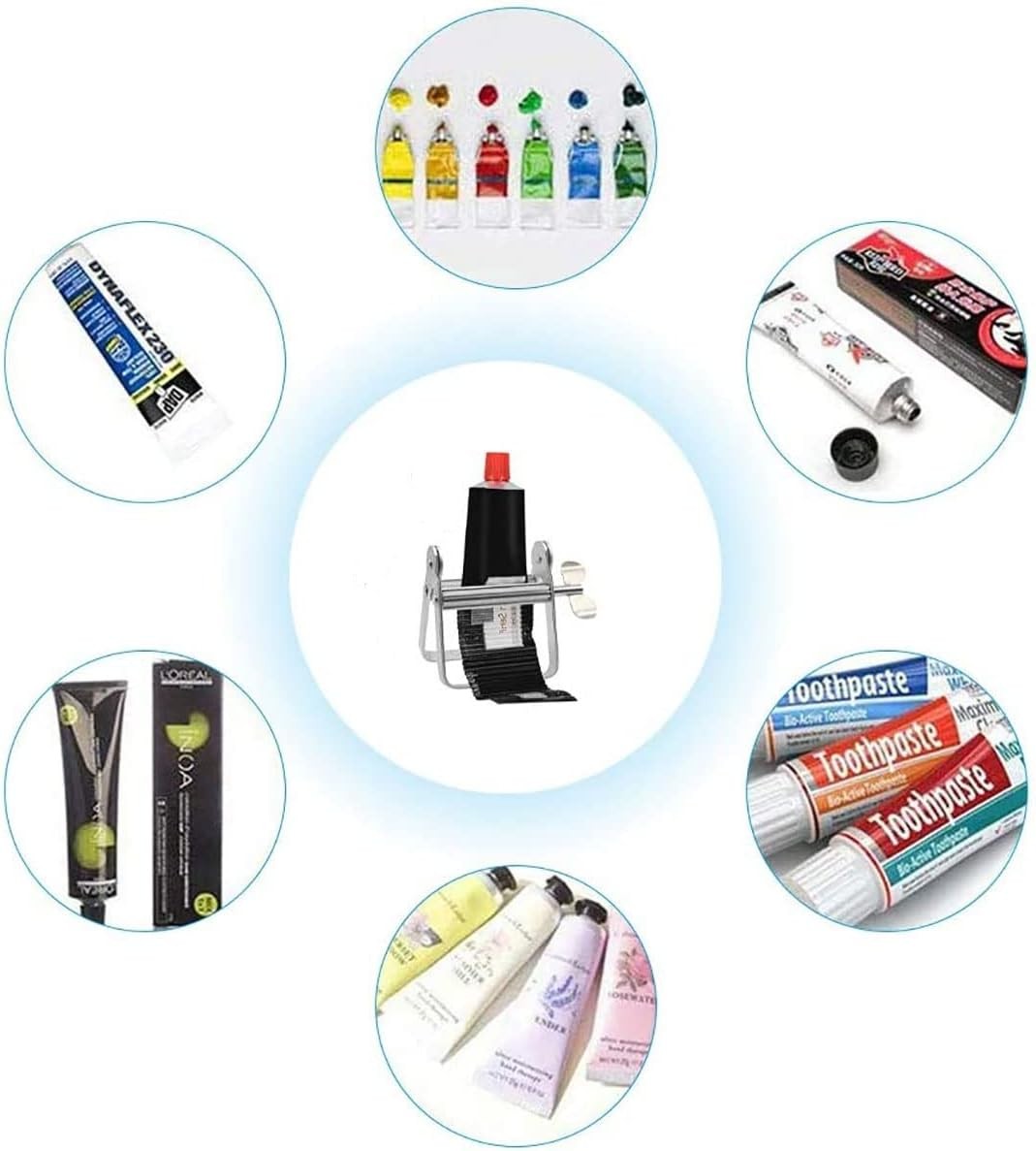 Toothpaste Squeezer, Metal Tube Squeezer Paint Wringer Tube...