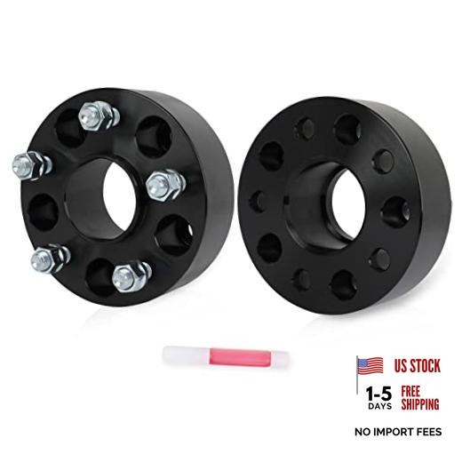 2 PCS 5x120 Wheel Spacers Hub Centric 2" 5 Lug 14x1.5 66.9mm hub bore