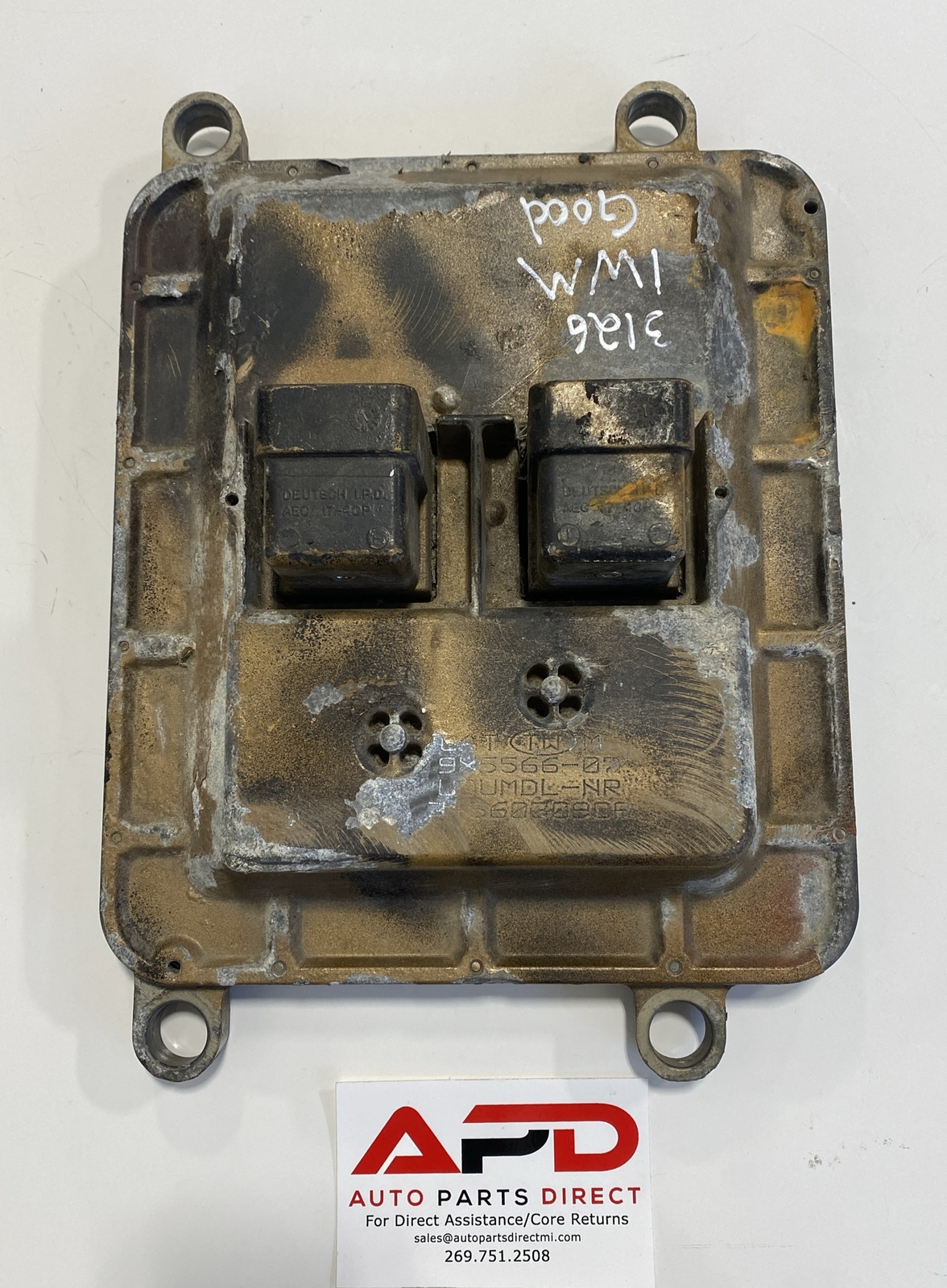 Used TESTED Caterpillar 3126 1WM Engine Control Module CAT 40-Pin ECM 9X5566-07