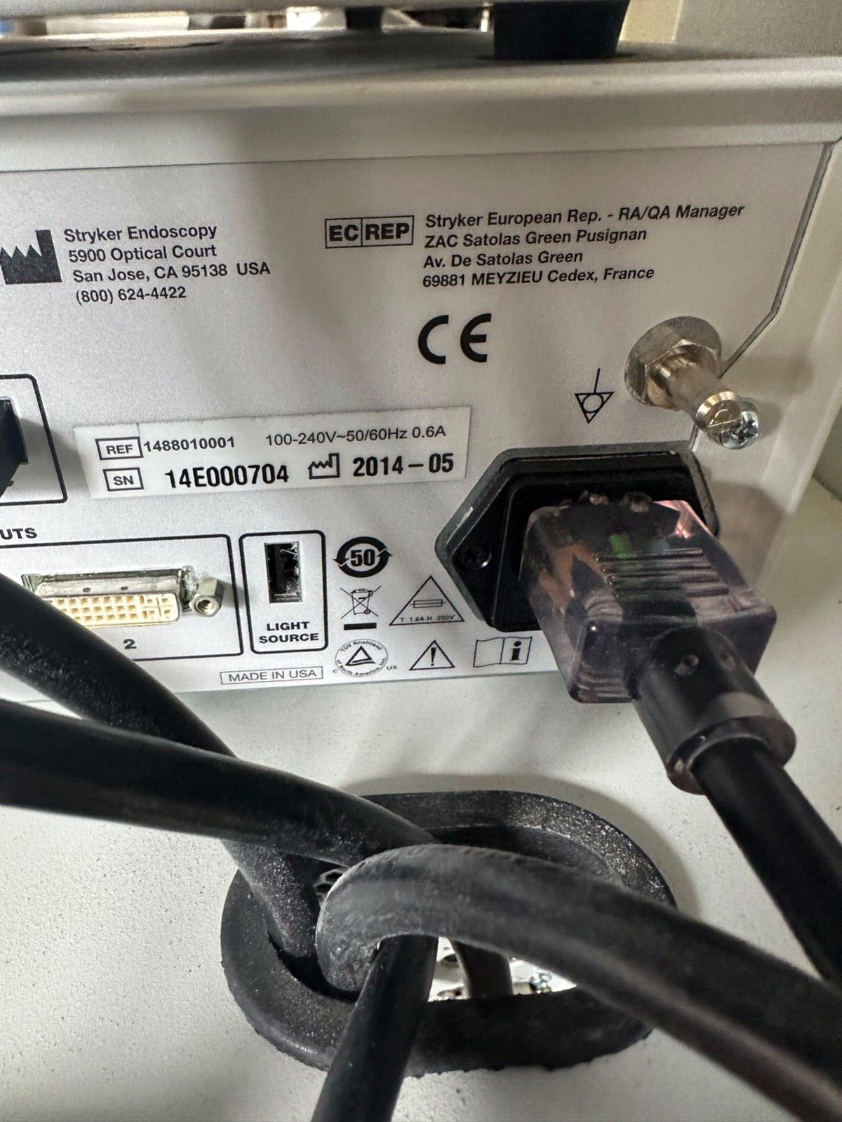 Stryker 1488 Endoscopy Tower System
