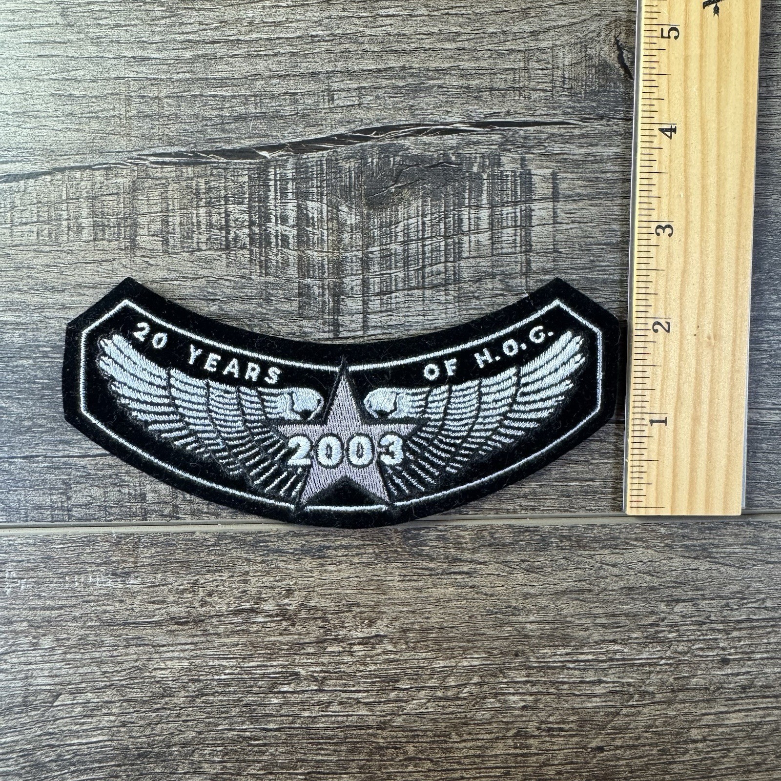 HARLEY DAVIDSON OWNERS GROUP HOG 2003 VEST JACKET PATCH