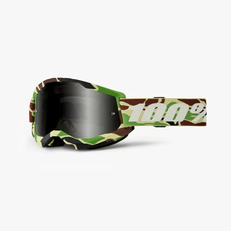 100% Strata 2 Sand War Camo Goggles Motorcycle ATV/UTV Dirt Bike Snowmobile PWC