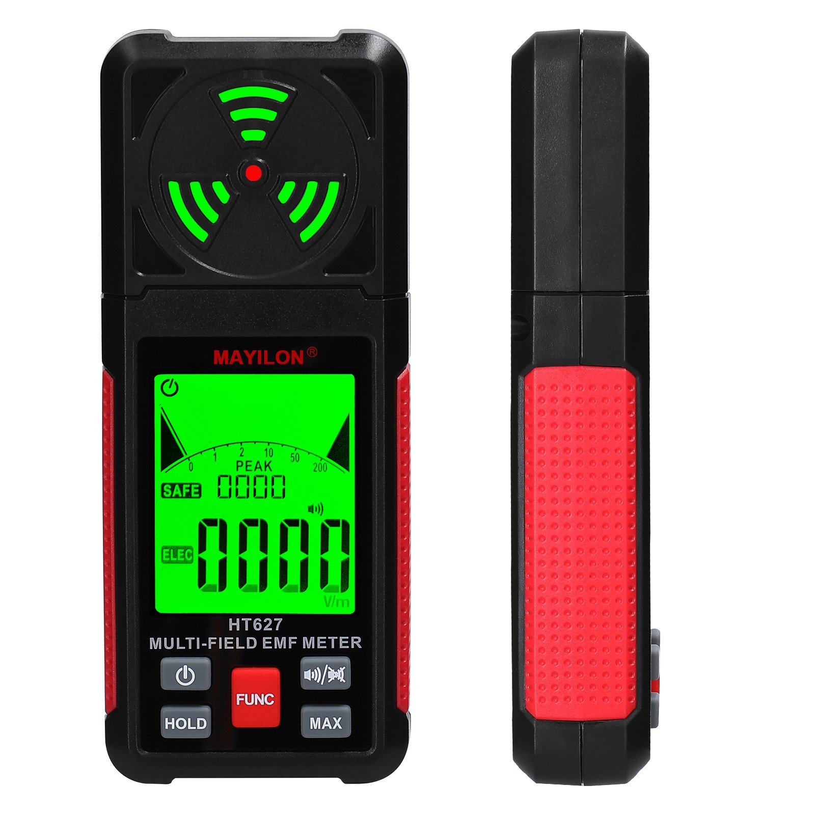 MAYILON Handheld EMF Meter Portable Electromagnetic Radiation Detector V1