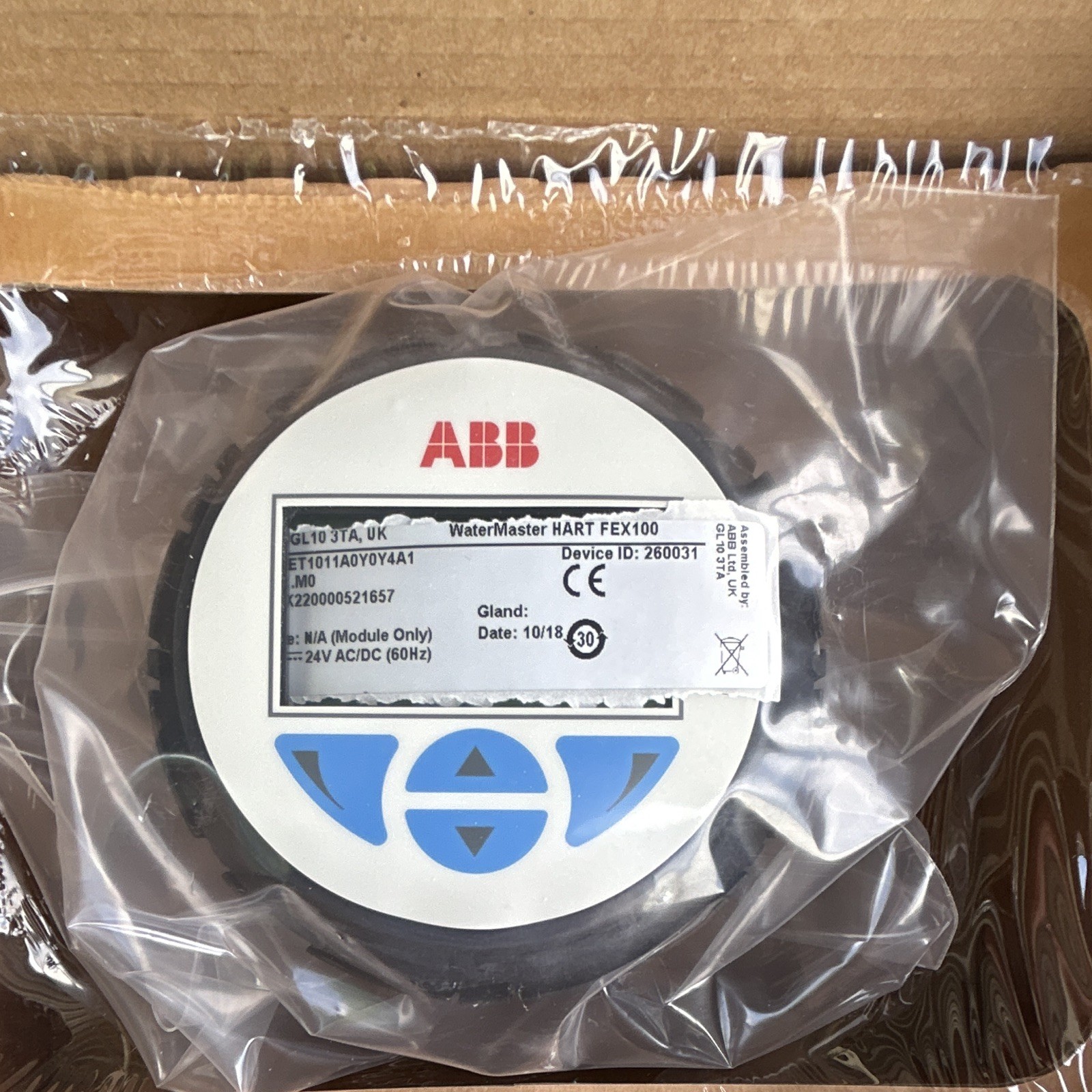 ABB WaterMaster HART Electromagnetic Flow Meter Module FET1011A0Y0Y4A1