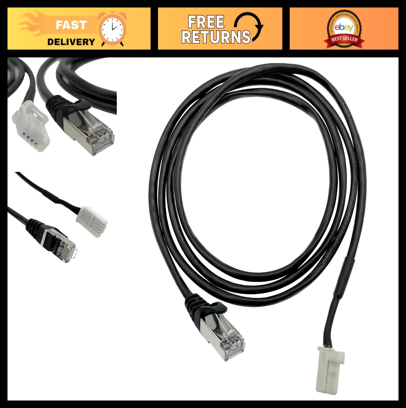 59" Diagnostic Service Cable for Tesla Model 3/Y - OBD II Repair Tool, Replaceme