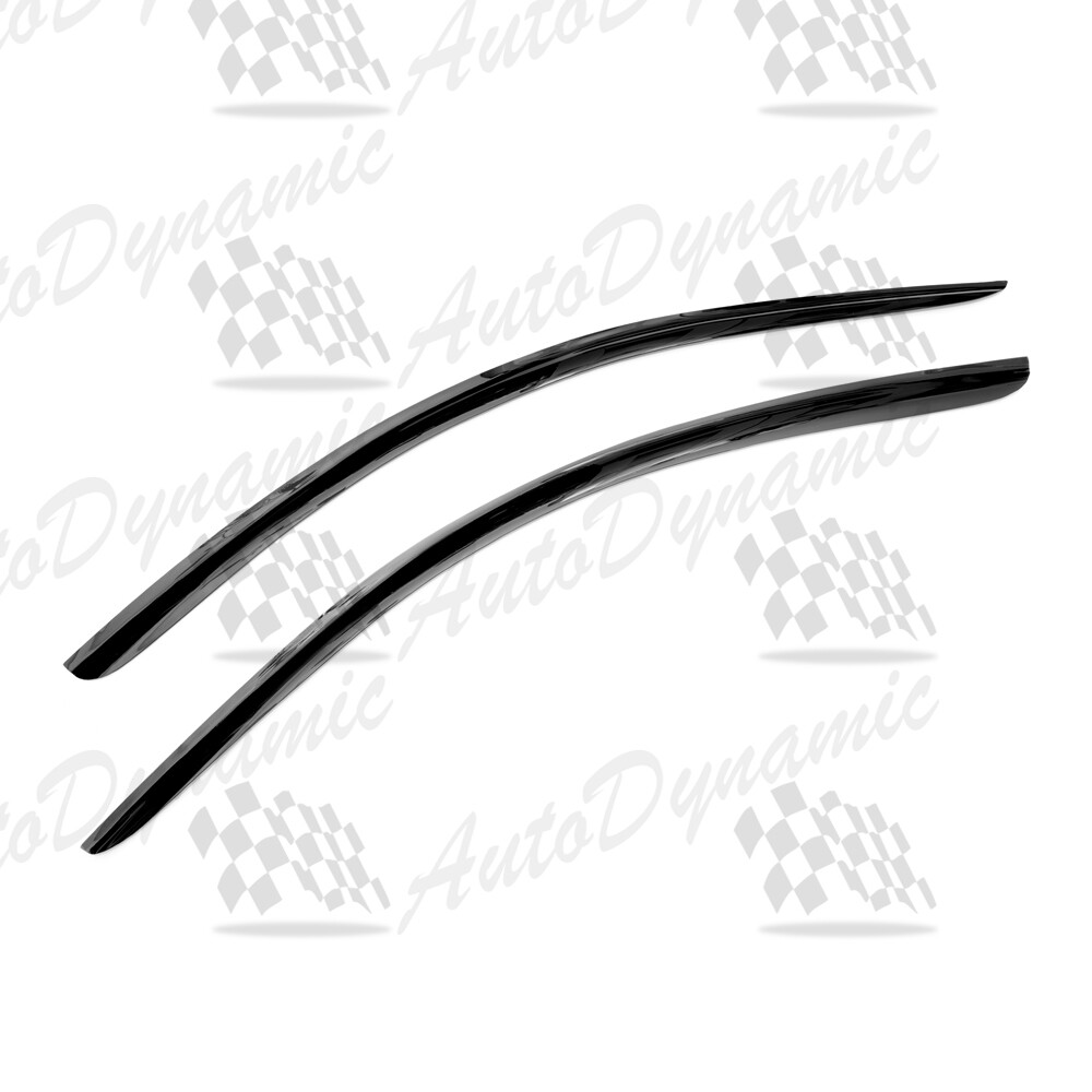 FOR 2015-2017 FORD MUSTANG 2DR ACRYLIC WINDOW VISORS RAIN GUARDS