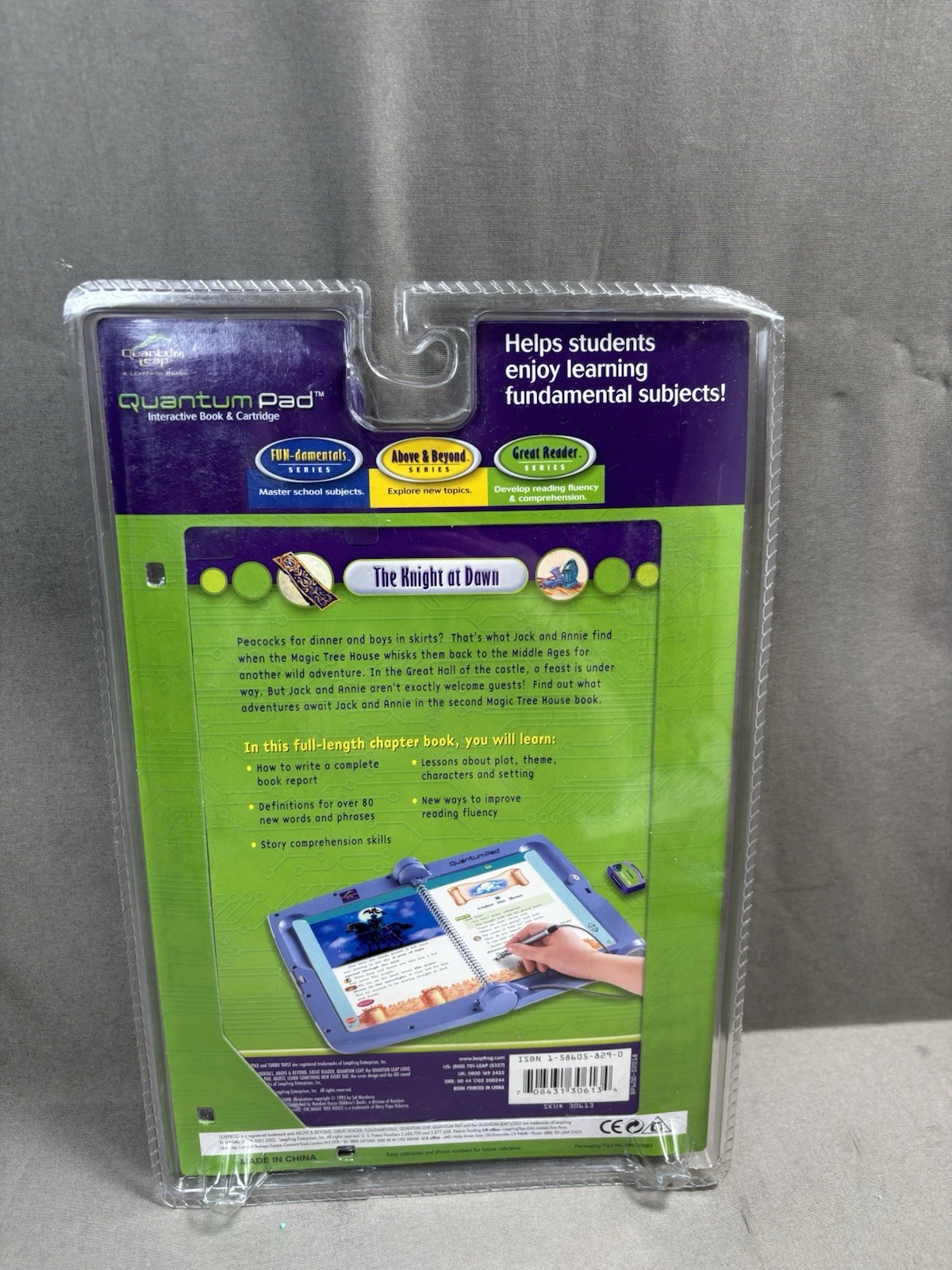 Leap Frog LeapPad SCIENCE Interactive & Quantum Pad Knight At Dawn