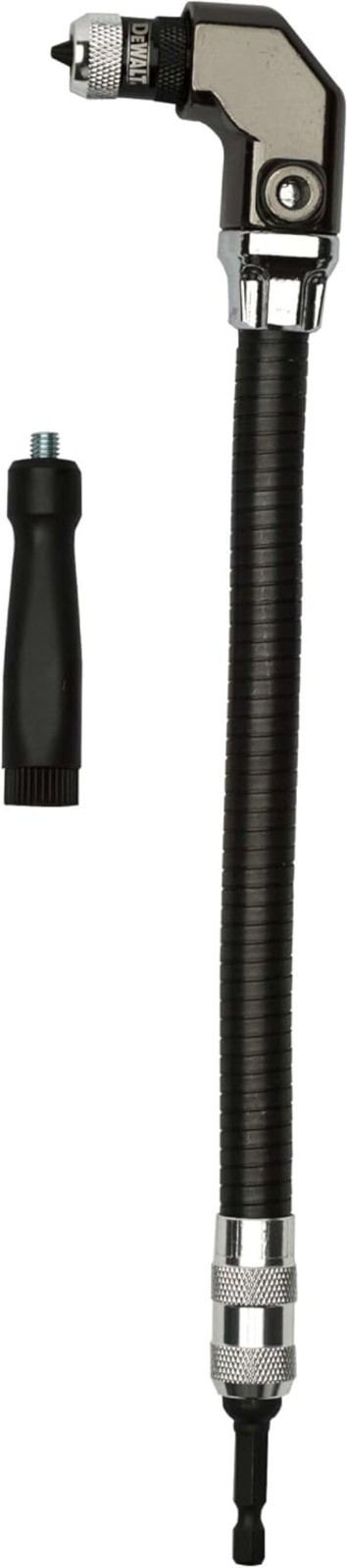 Right Angle Drill Attachment 12-Inch Black