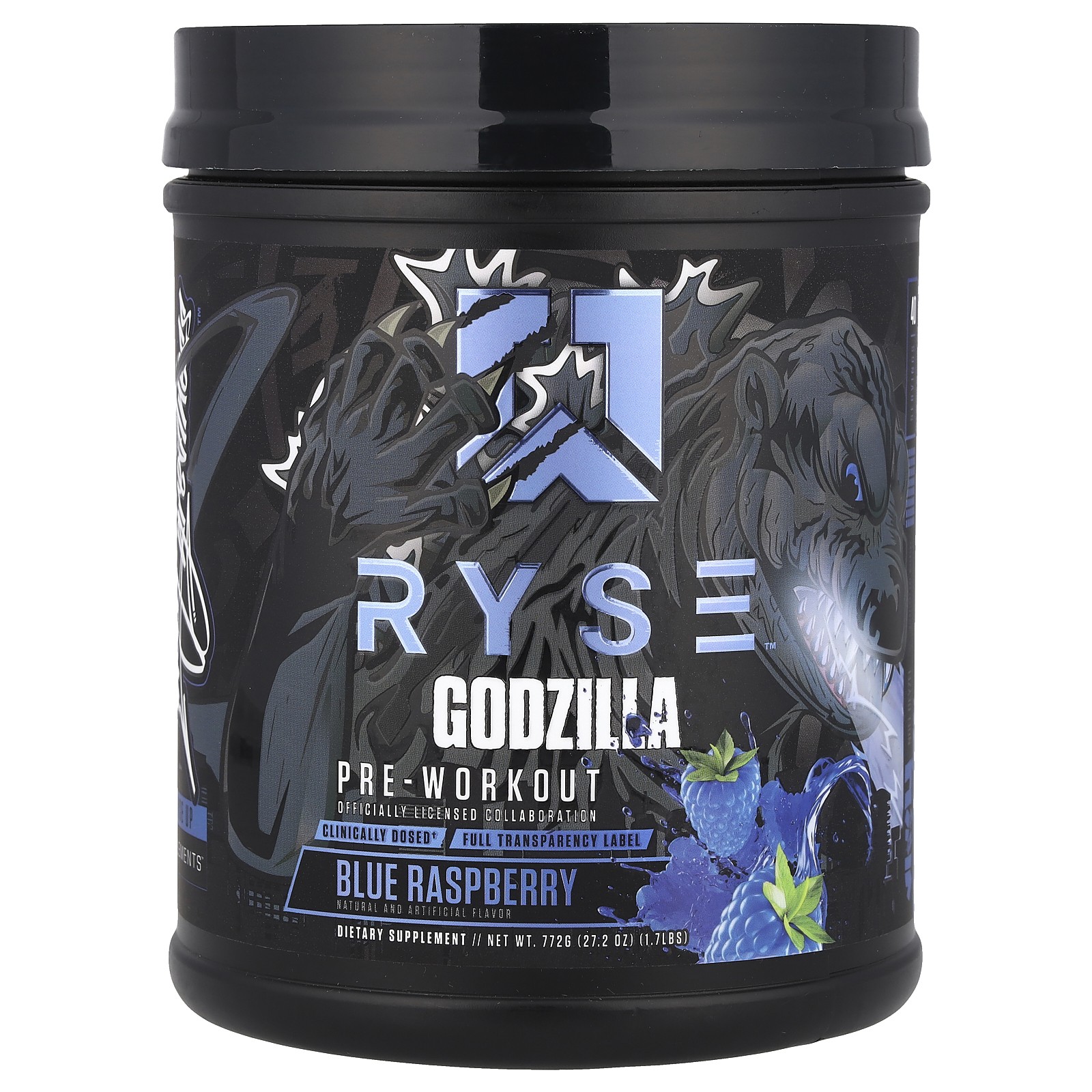 Godzilla, Pre-Workout, Blue Raspberry, 1.7 lbs (772 g)