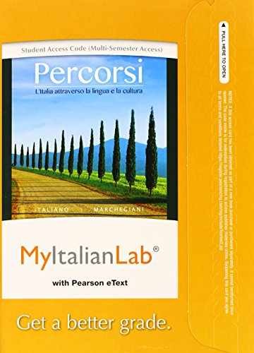 MyLab Italian - Misc. Supplies, by Italiano Francesca Marchegiani - Very Good p