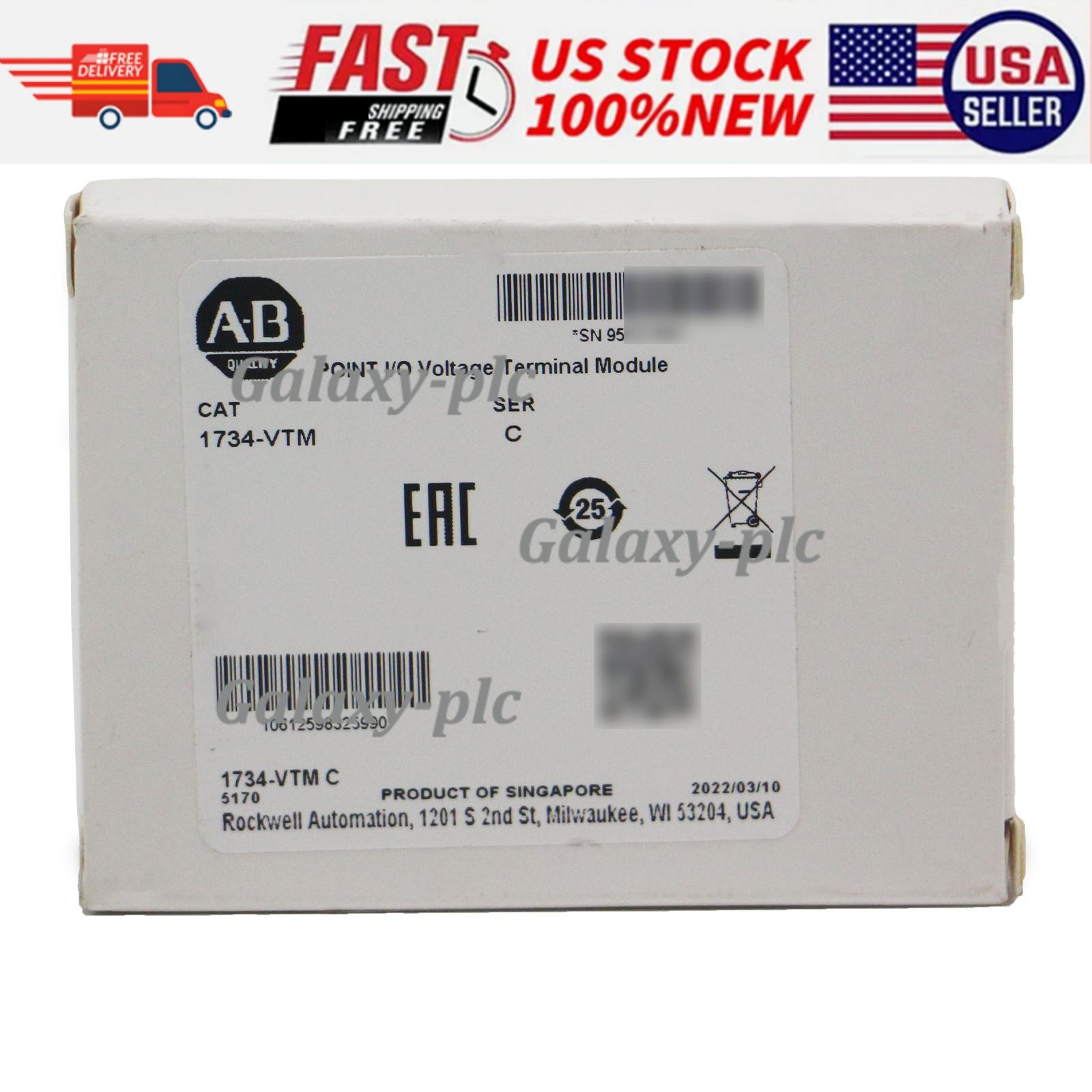 1734-VTM Allen Bradley 1734VTM Ser C Voltage Terminal Module US Free Tax