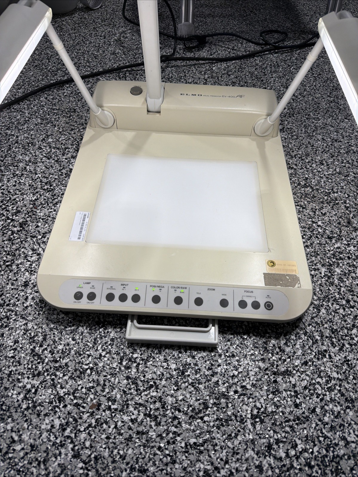 Elmo EV-400AF Visual Presenter Auto-Focus Camera Overhead Projector MWK5