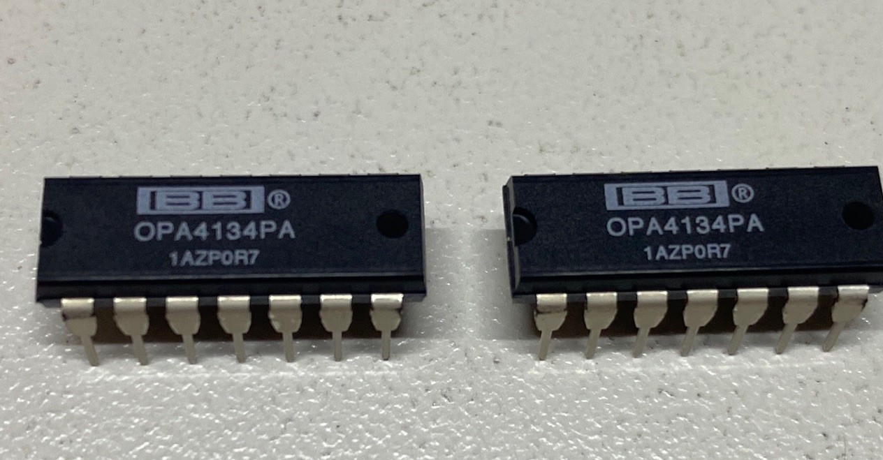 OPA4134PA Burr Brown OP Amp quad-channel well suited for high end audio 2 pieces