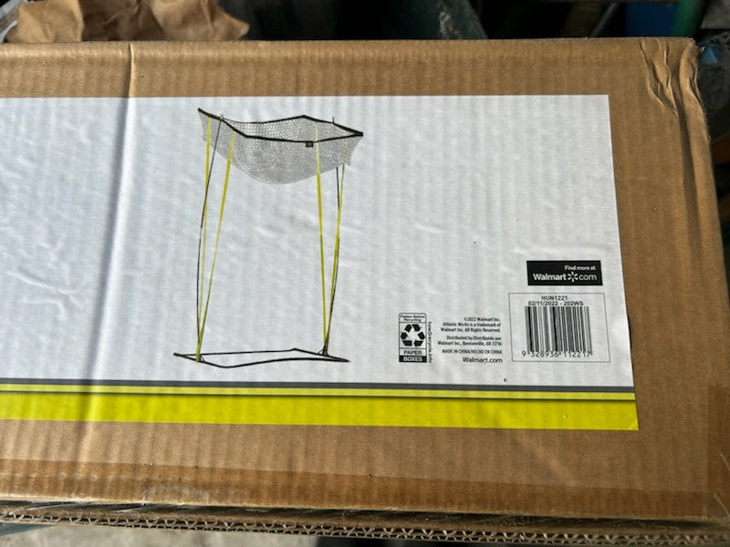 Athletic Works Football Throw Training Net Improve Passing Accuracy Training