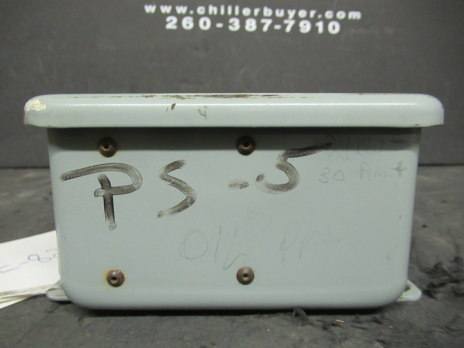 MAMAC SYSTEMS PRESSURE CONTROL SWITCH PR-260-4-3-1-B