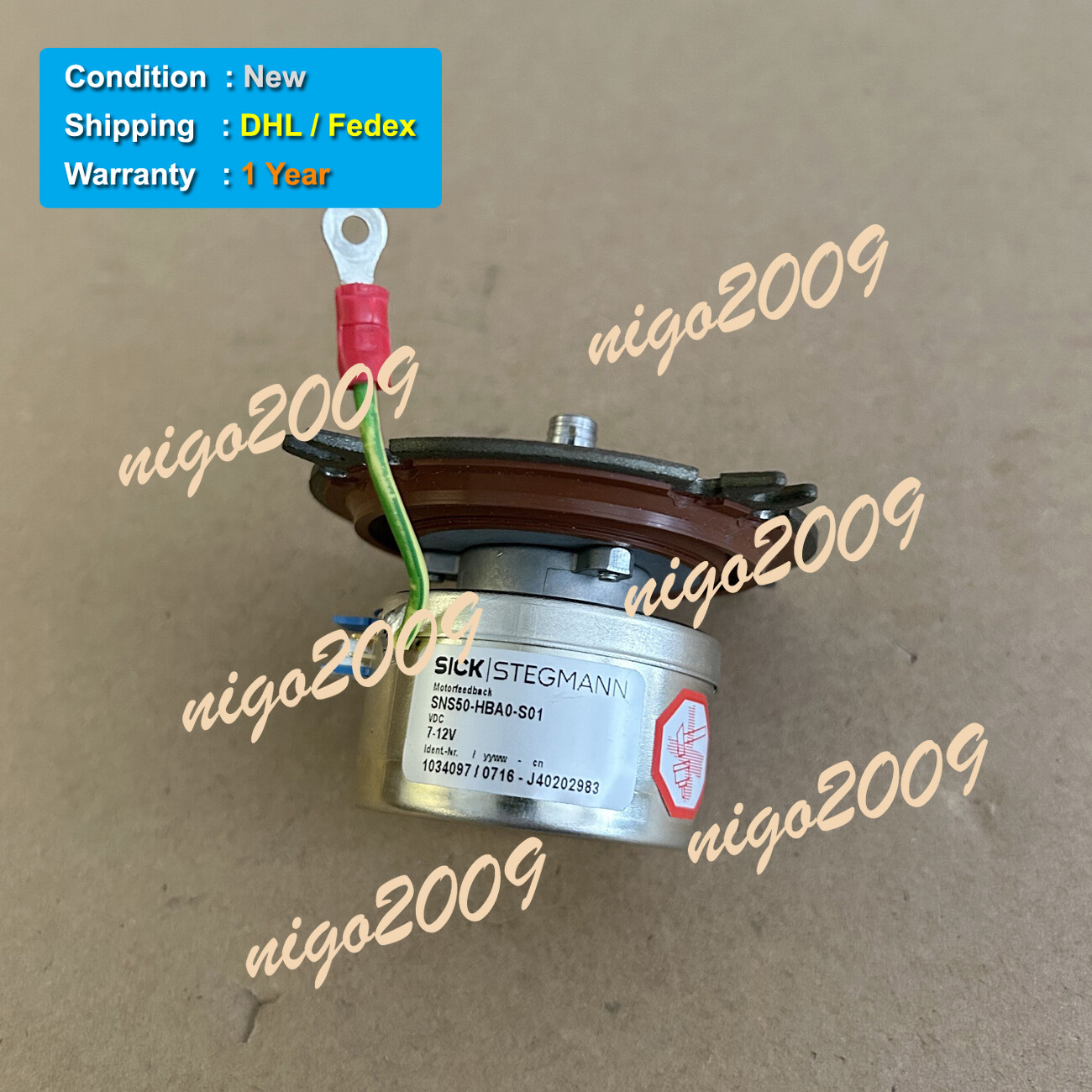 Brand New SICK SNS50-HBA0-S01 1034097 VDC 7-12V Encode 1-Year Warranty DHL Fedex