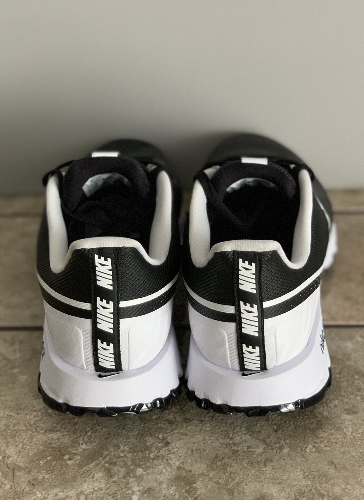 Nike React Infinity Pro Golf Shoes Men Size 8 Black White CT6620-003