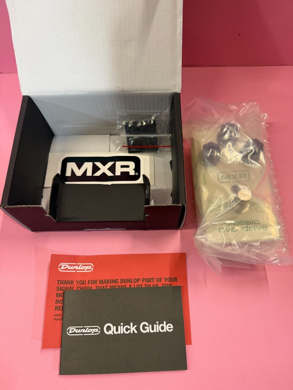 MXR M66S Classic Overdrive Guitar Effects Pedal