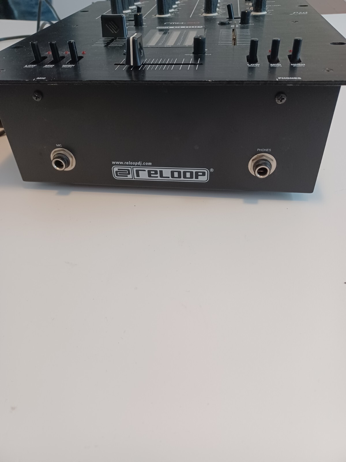 Reloop RMX-20 Black Fire Edition Pro DJ Mixer WORKS