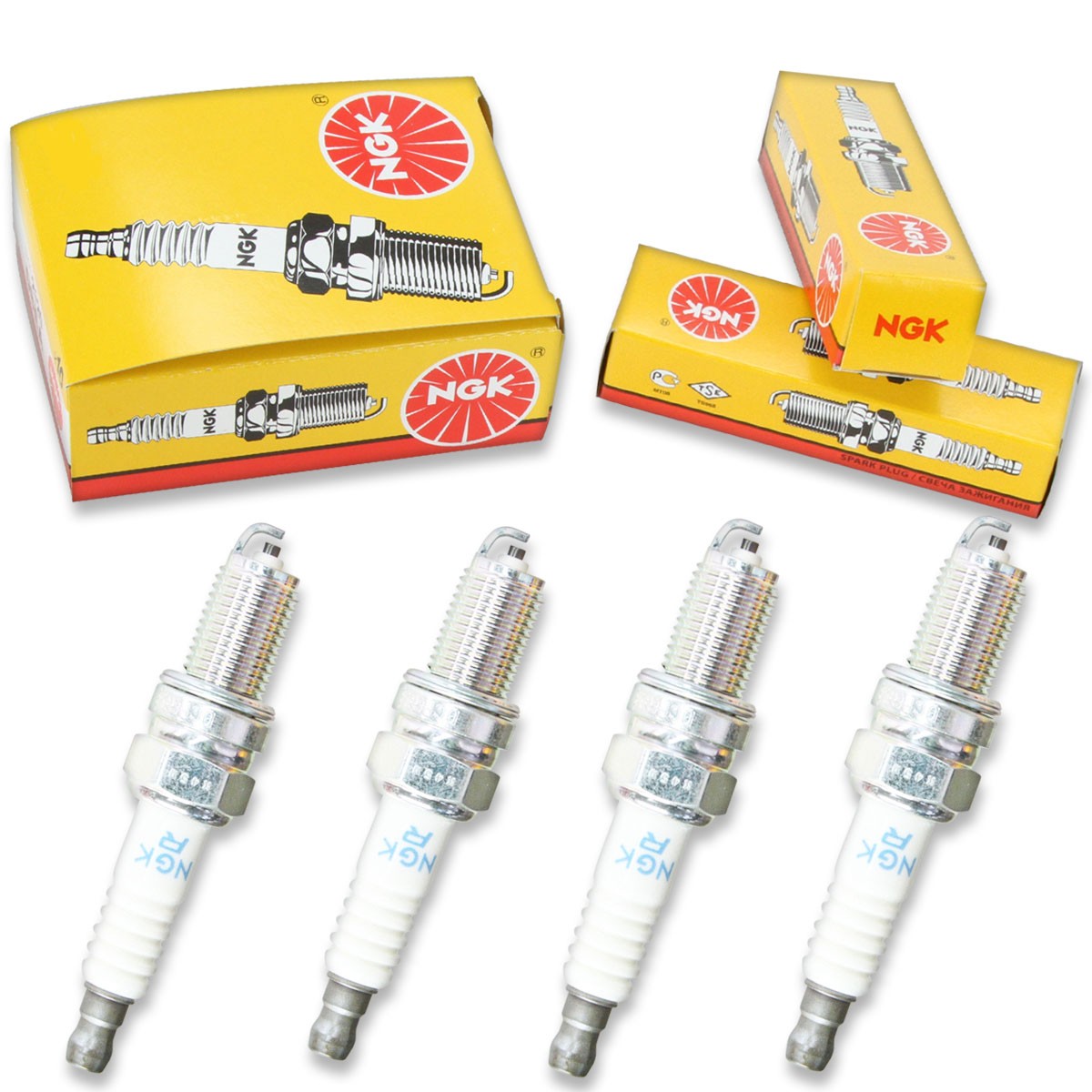 4pcs 05-09 Honda VTX1300R NGK Standard Spark Plugs 1312cc 80ci Kit Set Engin zh